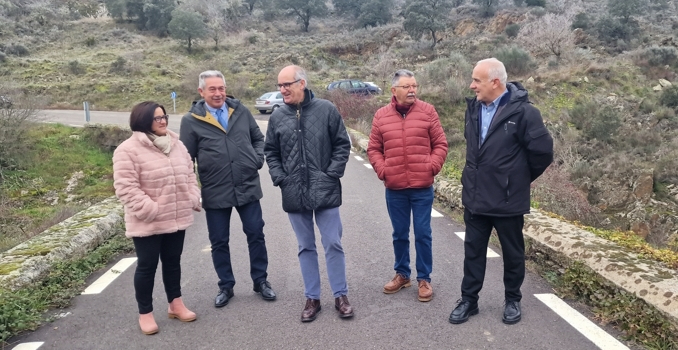 Remozado el tramo de carretera que une Herguijuela de Ciudad Rodrigo con el río Águeda