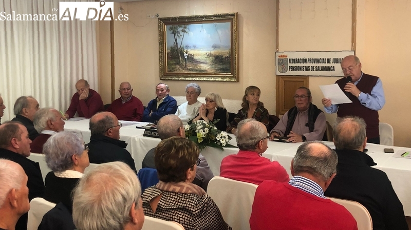 José María Regalado, nuevo presidente de la Federación Provincial de Jubilados y Pensionistas de Salamanca