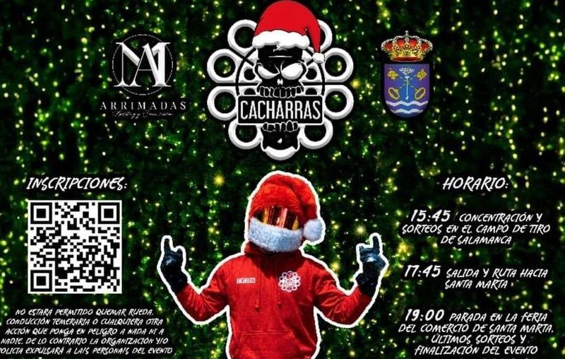 Vuelve la Papanoelada Motera a Salamanca y Santa Marta 