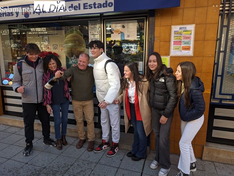 ¡El Gordo llega a Salamanca, Guijuelo y Peñaranda! Estoy en una nube, aseguran desde la administración