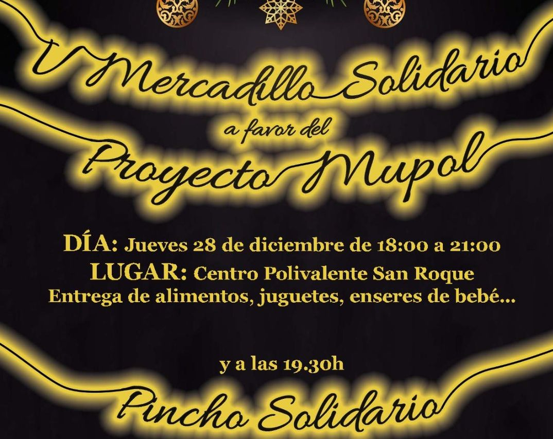 Castellanos de Moriscos celebra el V Mercadillo Solidario a favor del Proyecto Mupol