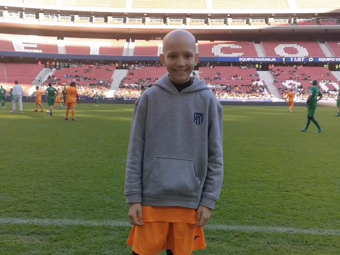M4RÍA, la Princesa Futbolera Guerrera, cumple su sueño de jugar en el Metropolitano, el estadio del Atlético de Madrid