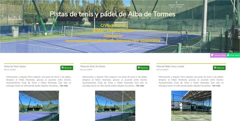 En pruebas la App municipal para reservas de pistas de pádel y tenis