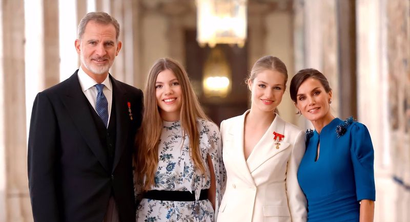 Así es la felicitación navideña de la Familia Real española