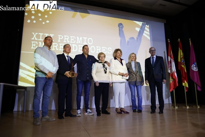 Día feliz para las empresas salmantinas distinguidas en los XIII Premios Emprendedores de la Diputación