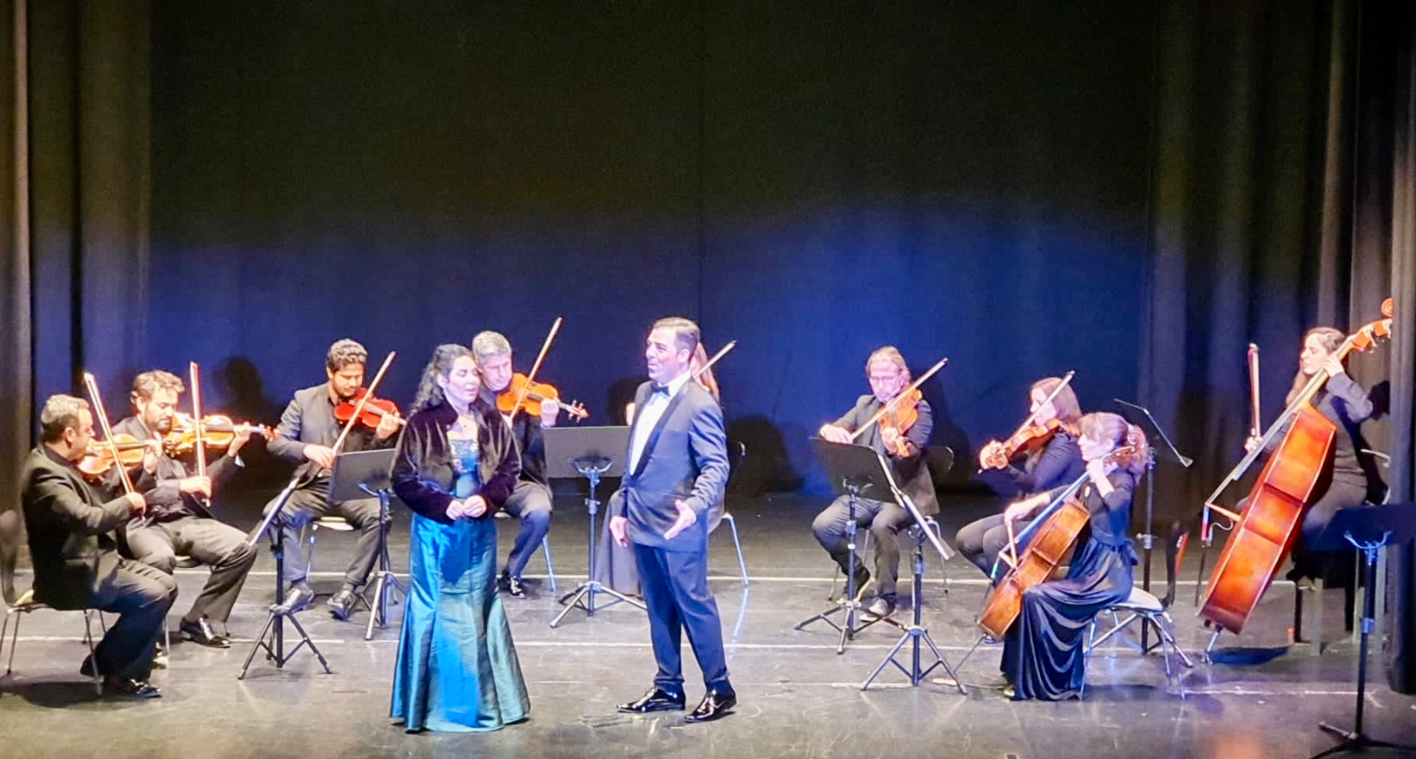 Camerata Lírica da la bienvenida al 2024 con un gran Concierto de Año Nuevo que abarrotaba el patio de butacas