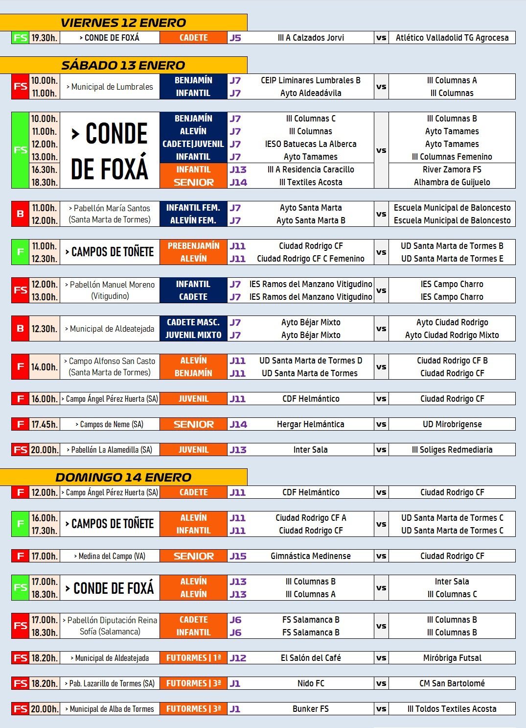 /AD/12-14ENE/ Regresa la plena actividad deportiva arrancando en la tarde del viernes