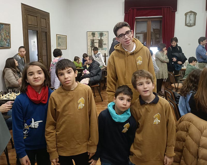 Éxito bejarano en el Campeonato individual provincial de ajedrez