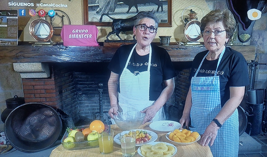 Paquita y Bene preparan en Canal Cocina una completísima macedonia de frutas