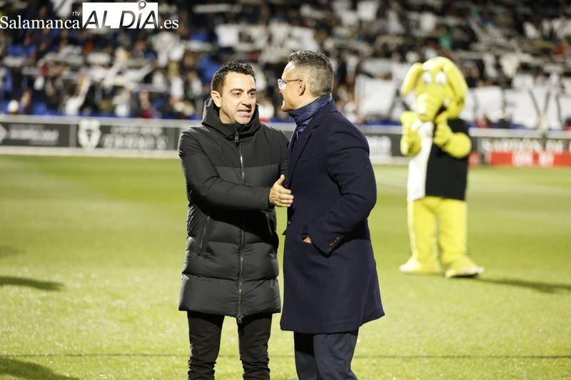 Xavi: Me ha parecido un gran equipo el Unionistas. Hay que felicitarle porque ha hecho un buen trabajo