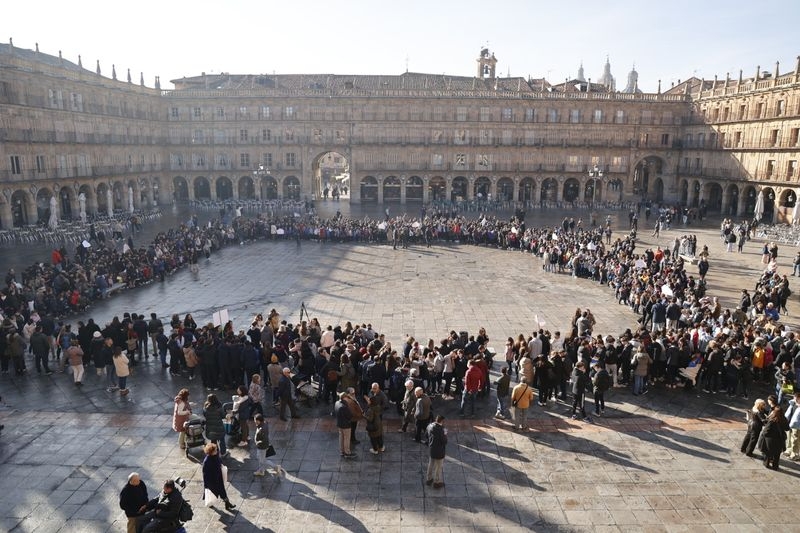 Los escolares de Salamanca se suman al Día de la no Violencia y la Paz