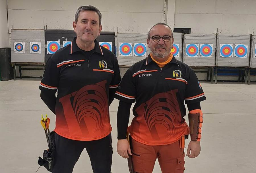 José Prieto y Jesús Marcos suben al podio en el Provincial de Tiro con Arco
