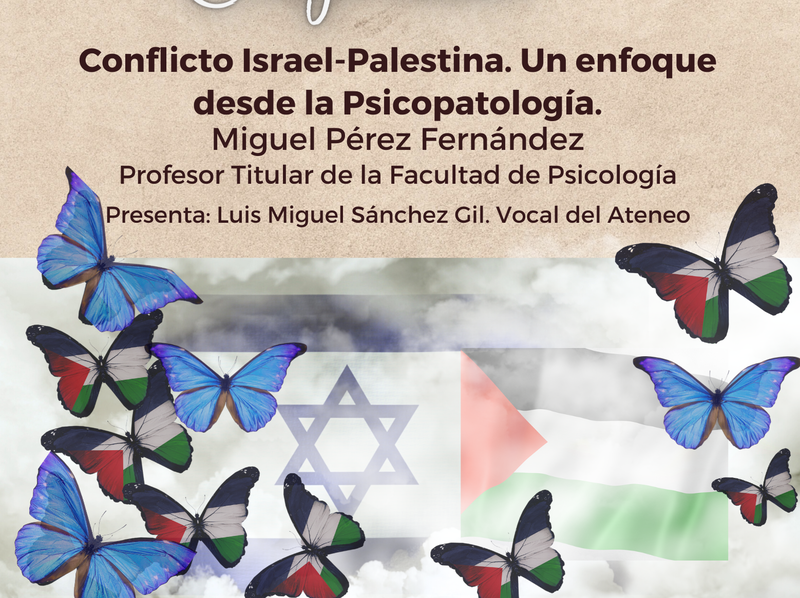 Nueva conferencia sobre el Conflicto de Israel y Palestina en Salamanca