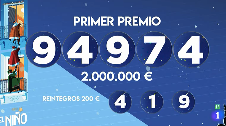 ¡Y cae en Salamanca el primer premio del Sorteo del Niño! Hasta cuatro administraciones han repartido el número 94974
