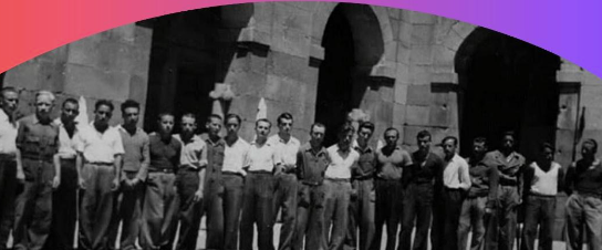 Homenaje a los miembros de las Brigadas Internacionales presos en Salamanca