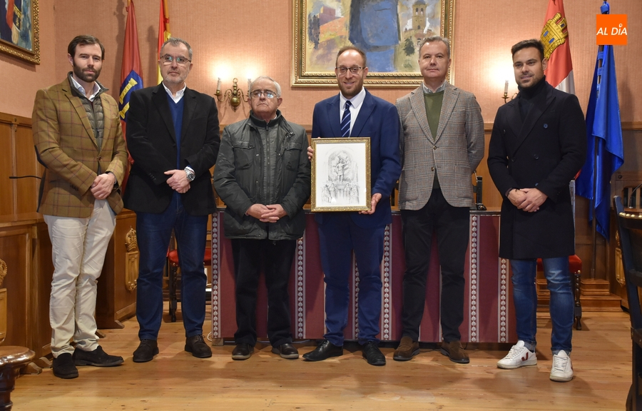 Los mayordomos de San Sebastián se presentan a las principales instituciones locales