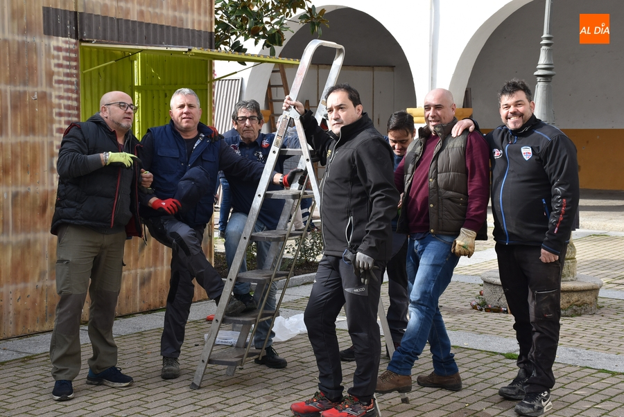 Pistoletazo de salida al montaje de las casetas carnavaleras