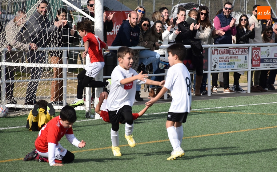 Doblete de cómodas victorias del Prebenjamín y el Infantil del Ciudad Rodrigo