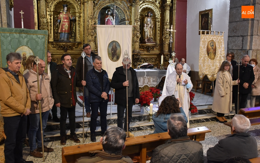 Los mayordomos para 2024 de las celebraciones de San Andrés cogen las varas