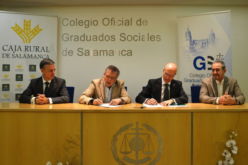 Caja Rural de Salamanca estrecha lazos con el Colegio Oficial de Graduados Sociales 