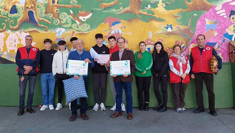 Alumnos del Colegio María Auxiliadora donan 700 € a Cruz Roja y Cáritas de Béjar 