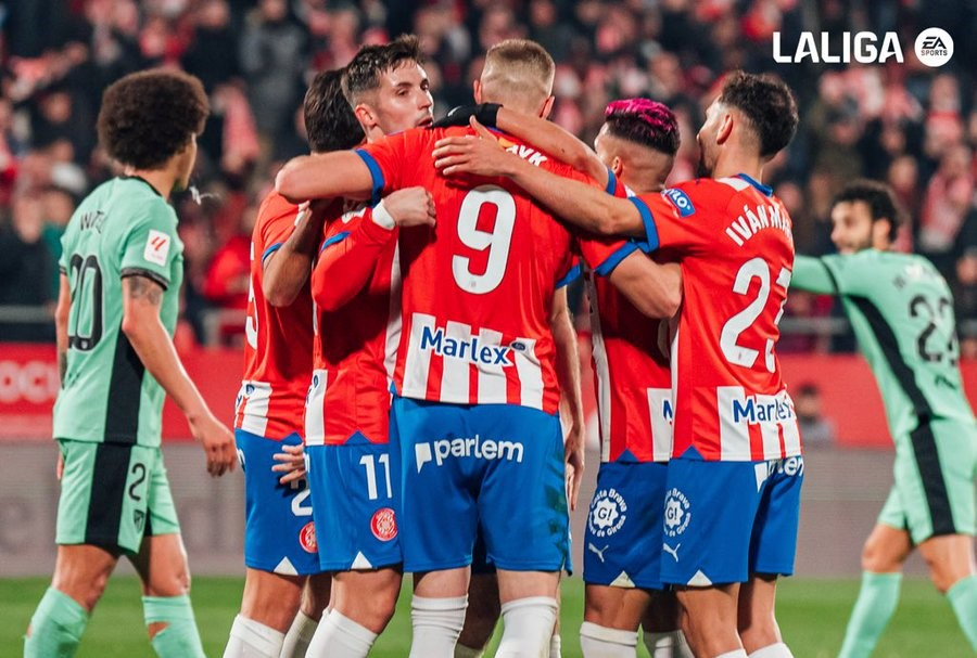 Un Girona que sueña con ser campeón emborrona el primer hat-trick de Morata con el Atlético de Madrid (4-3)