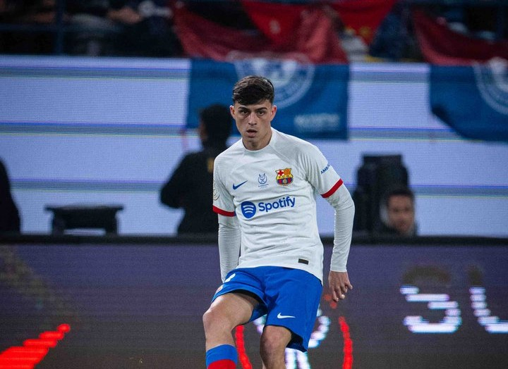 Pedri vuelve a jugar con el Barça a una semana de visitar a Unionistas