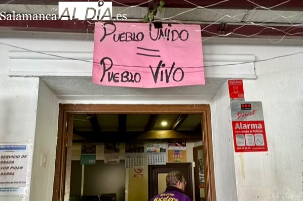 Detalle: El sencillo y potente mensaje que hoy recibía el aplauso entre los visitantes a Paradinas
