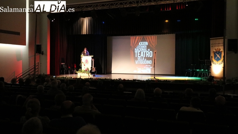 Bonita velada con la agrupación Homero para inaugurar el XXXVI Certamen de Teatro Villa de Vitigudino