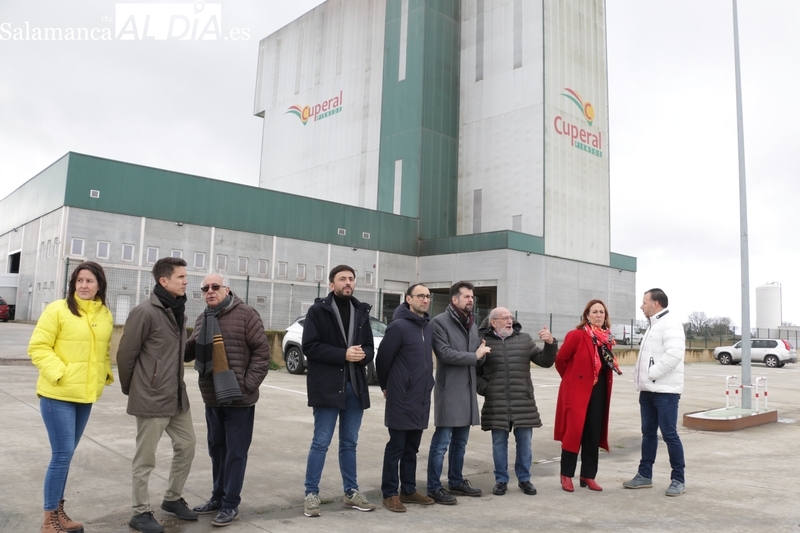 Tudanca reclama a la Junta en Vitigudino un nuevo Plan de Desarrollo Industrial y mejores servicios públicos en el medio rural