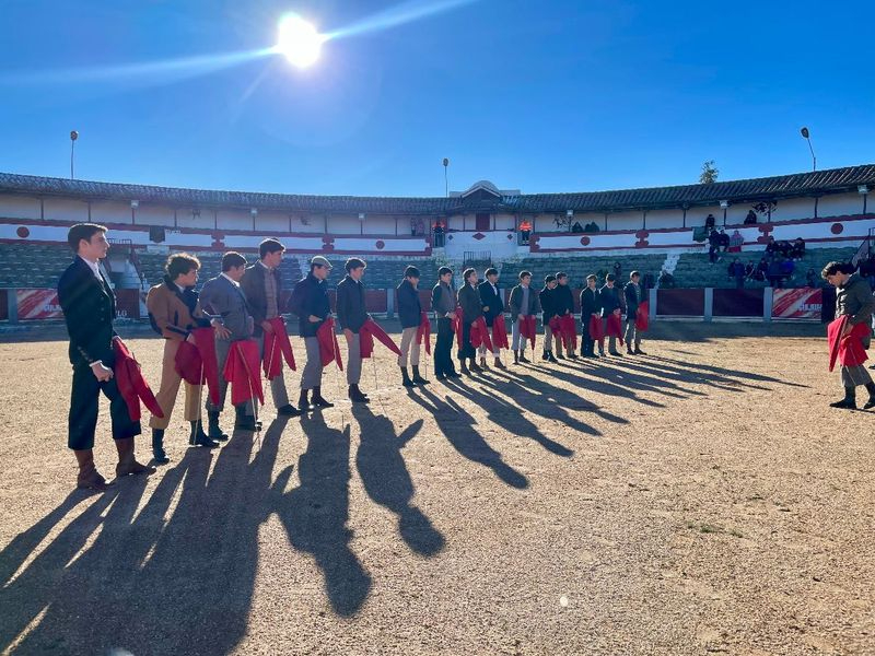 18 novilleros participan en el cuarto tentadero del Bolsín Mirobrigense celebrado en Guijuelo