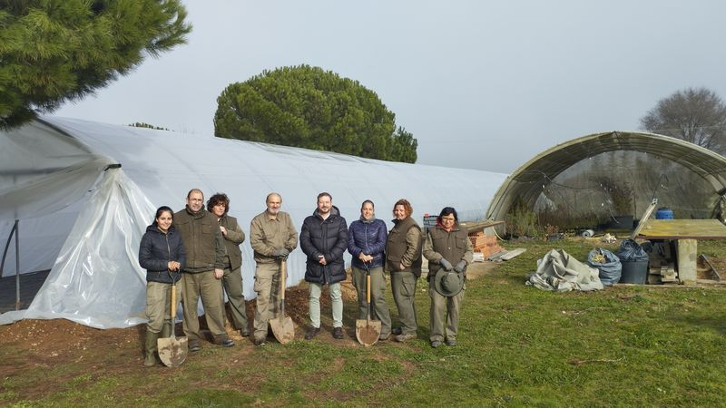 Los alumnos de Horticultura y Jardinería en Santa Marta mejoran el vivero municipal