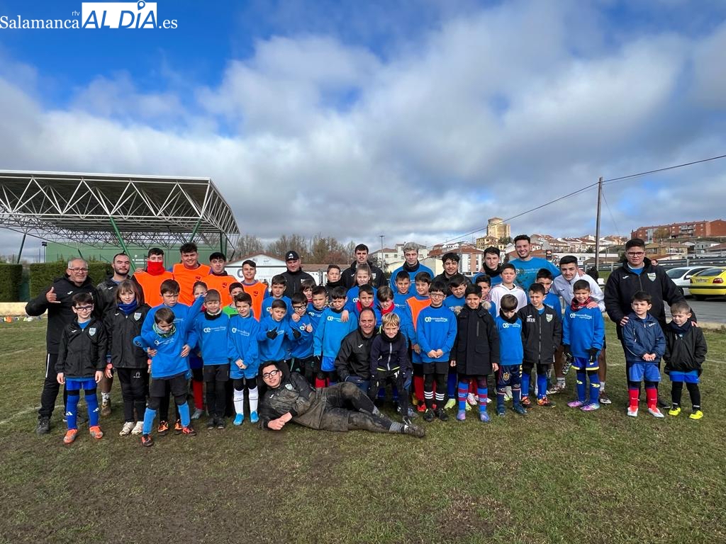 Un entrenamiento de lo más especial para el Alba de Tormes Club de Fútbol