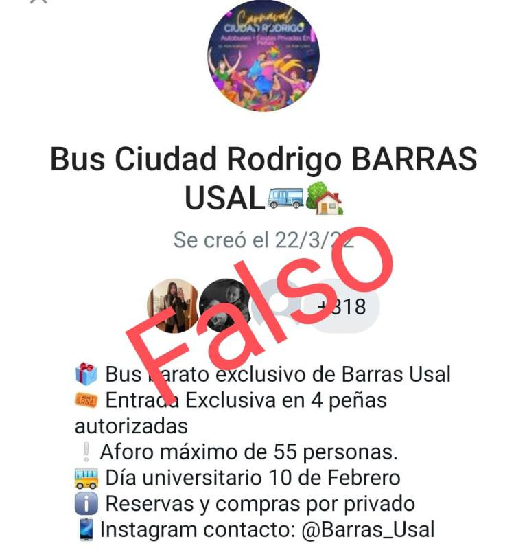 Venden viajes al Carnaval con supuestas ‘entradas exclusivas’ a ‘Fiestas privadas en peñas’