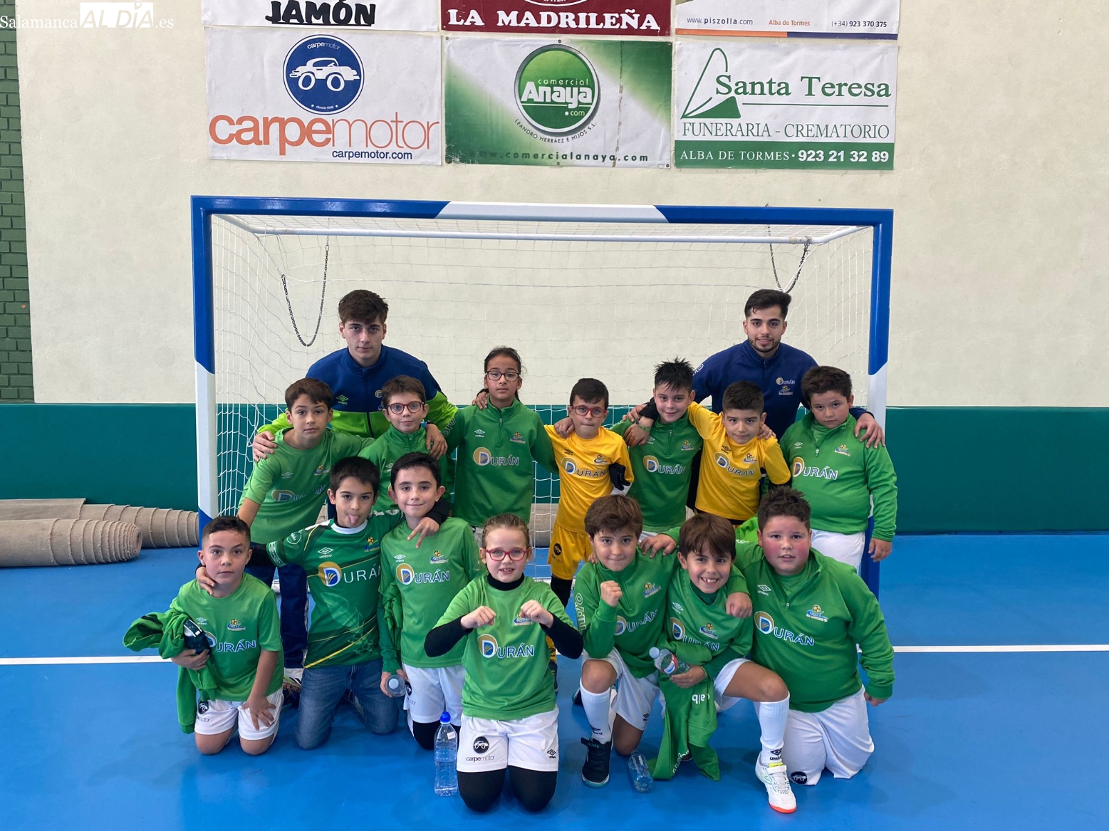 Deporte y amistad van de la mano en el Benjamín A del Piensos Durán Albense