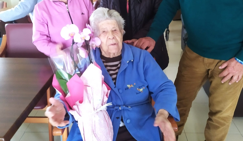 El Ayuntamiento de Pereña felicita a Florinda Conde por su 103 cumpleaños