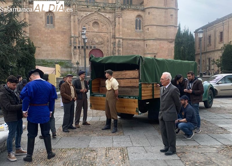 Salamanca acoge un rodaje sobre la participación del Vaticano en la II Guerra Mundial