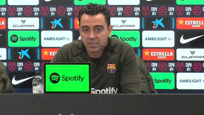 Xavi, sobre Unionistas: Tiene potencial. Es un campo difícil y para ellos es el partido de su vida