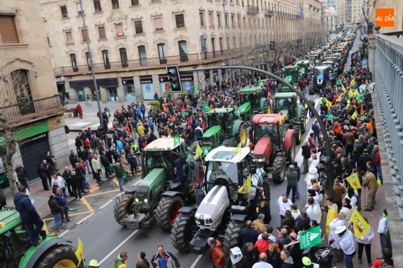 Los detalles de la gran manifestación del campo salmantino