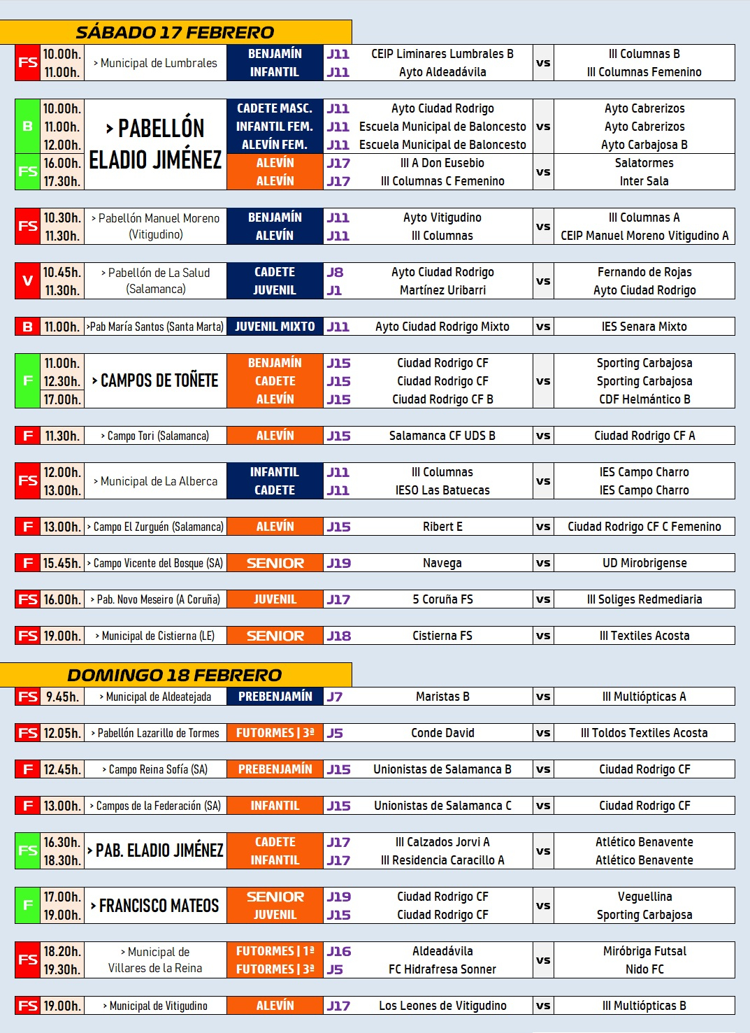 /AD 17-18 FEB/ Vuelta a la normalidad tras el Carnaval salvo por el ‘exilio’ en el Eladio Jiménez
