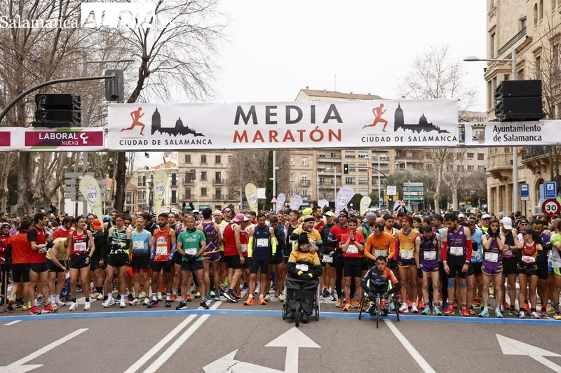 Este es el recorrido de la XII Media Maratón Ciudad de Salamanca
