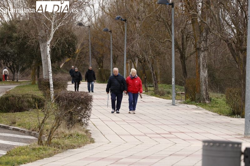 Buen ambiente este domingo en la ribera del Tormes