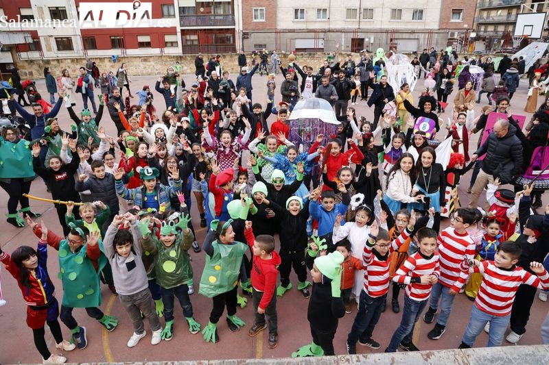Divertida fiesta de Carnaval en el colegio Padre Majón de Salamanca