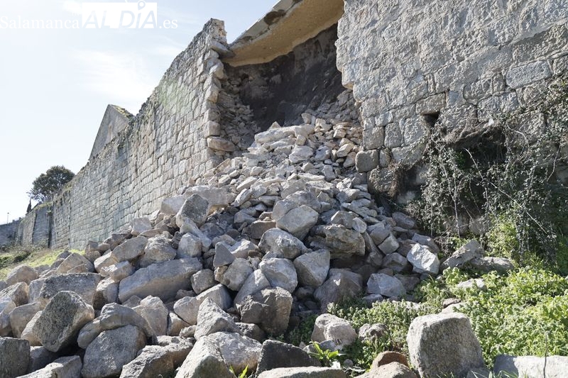 La rehabilitación de la muralla Ledesma costará 275.000 euros