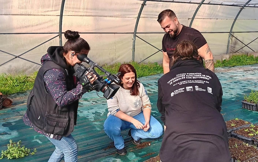 ‘La suerte en tus manos’ graba un reportaje sobre Cáritas Ciudad Rodrigo