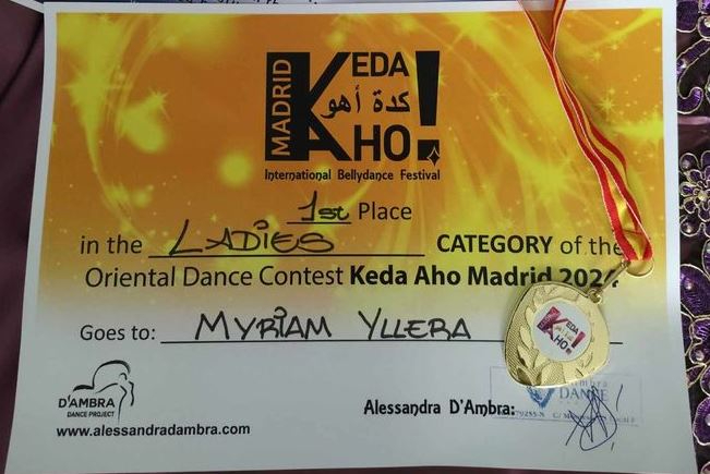 Tere Fernández Yllera triunfa en un Festival Internacional de Danza Oriental en Madrid