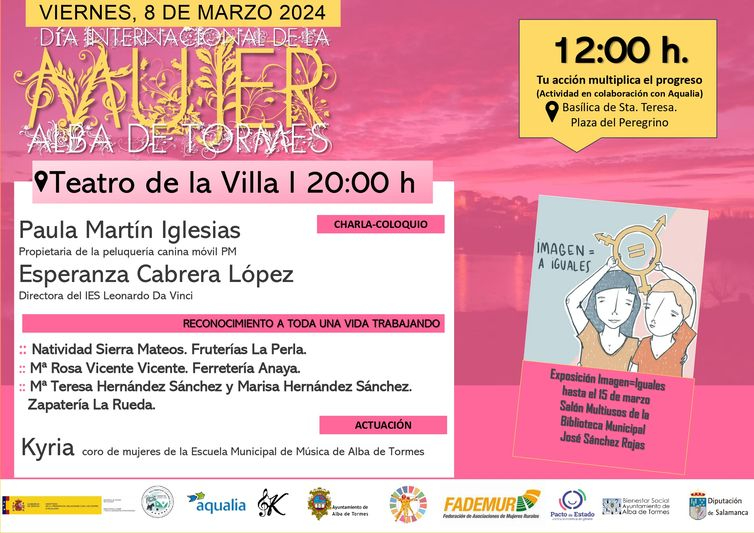 El Ayuntamiento rendirá homenaje a cuatro mujeres por su contribución al desarrollo familiar y empresarial