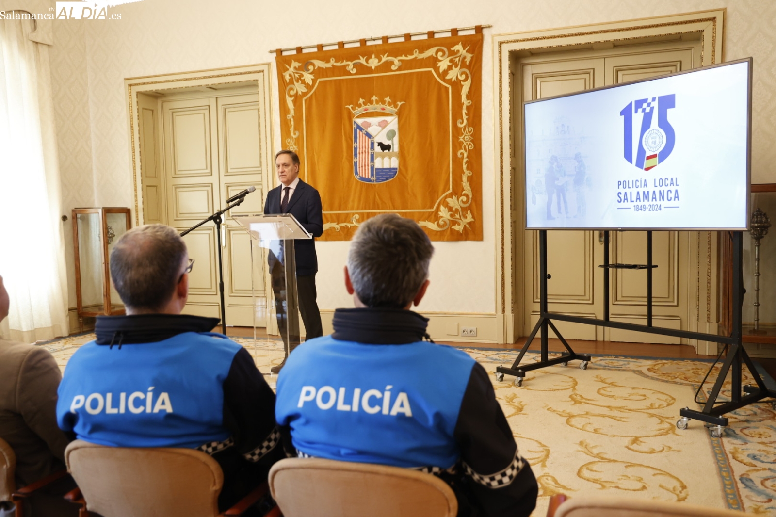 Gran homenaje a la Policía Local de Salamanca por su 175 aniversario