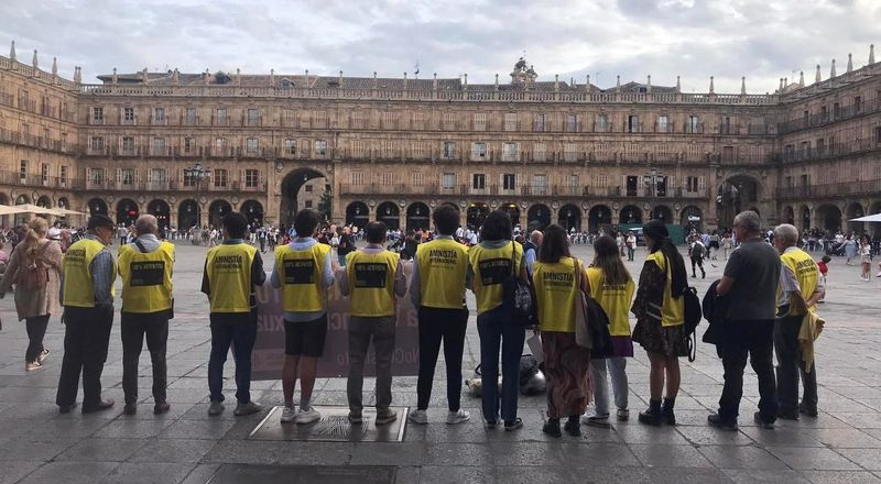 Amnistía Internacional vuelve a reclamar en Salamanca medidas efectivas frente a la violencia de género