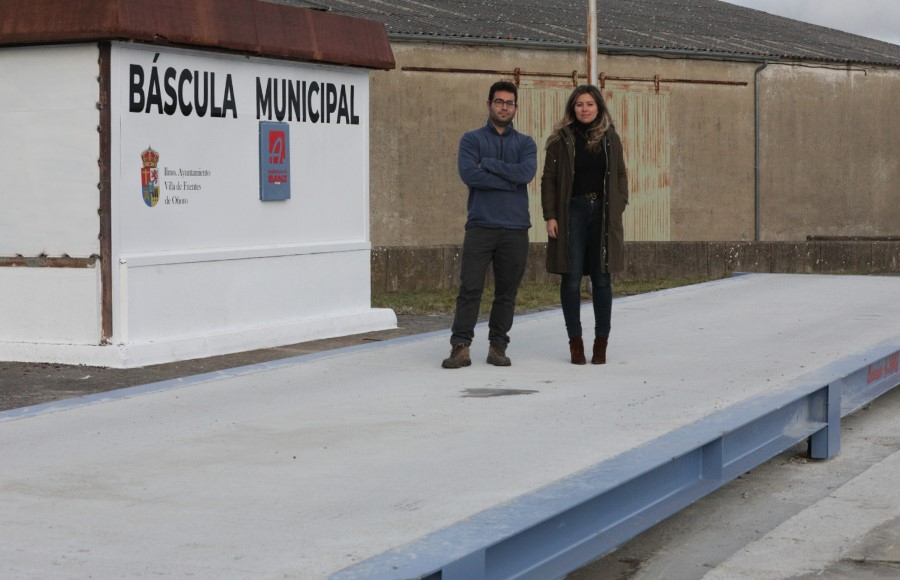 Operativa la nueva báscula de peso para ganaderos de Fuentes de Oñoro